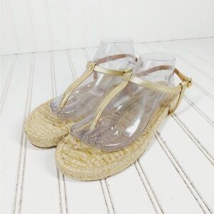 NEW!! Paloma Barcelo leather woven sandal- size 9.5